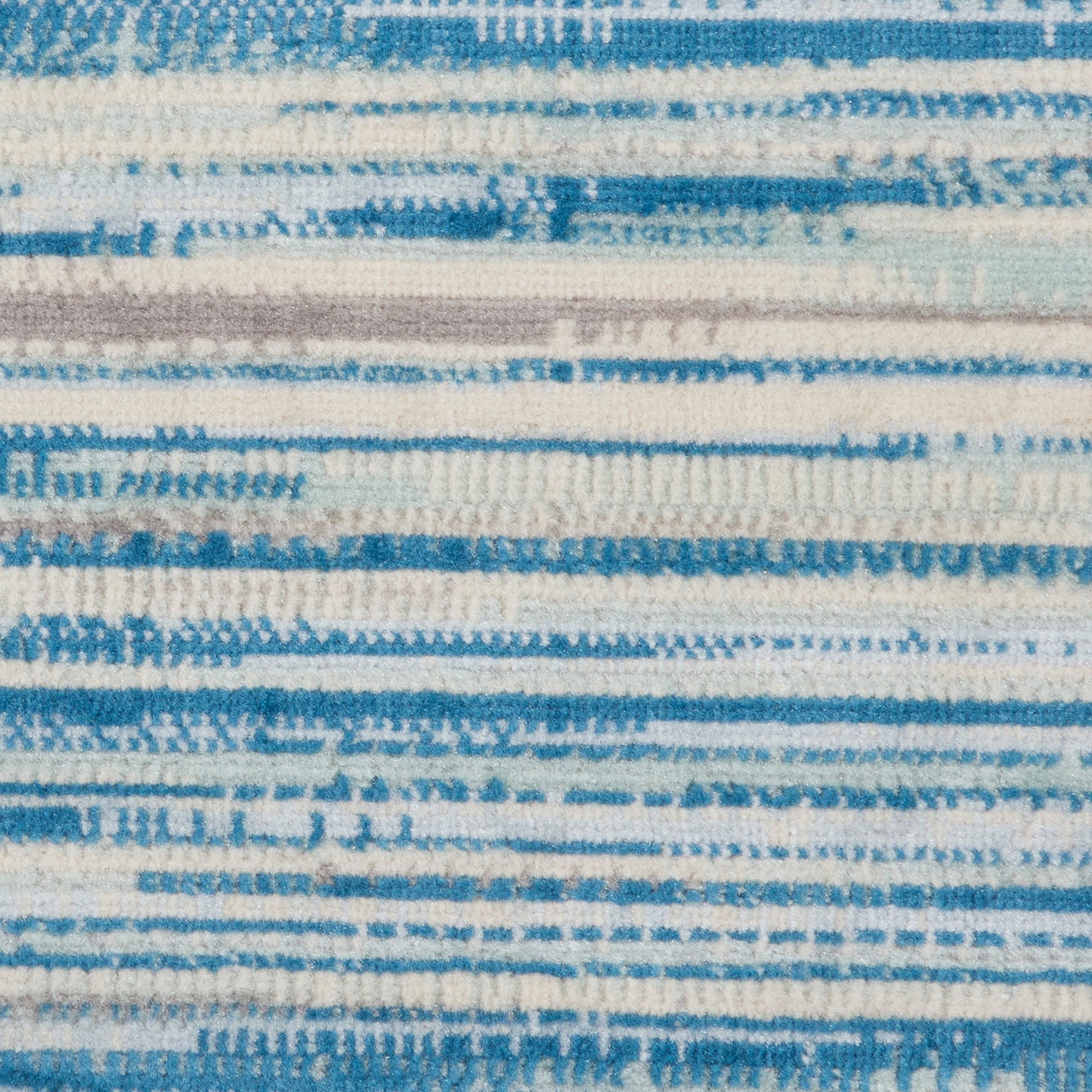 Nourison Jubilant 8' x Round Blue Modern Indoor Rug