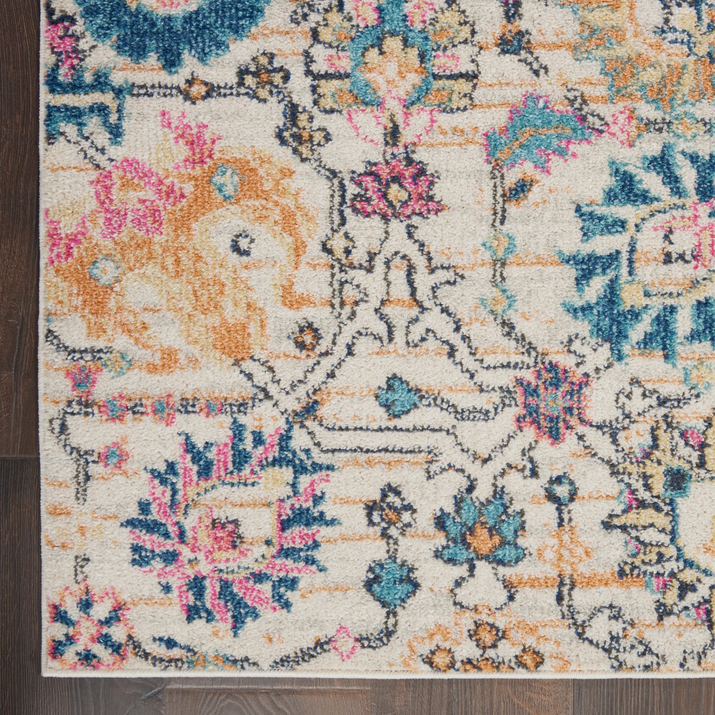 Nourison Passion 1'10" x 2'10" Ivory Multicolor Bohemian Indoor Rug