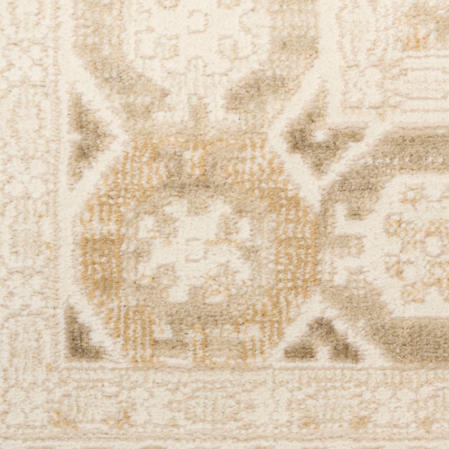 Nourison Pardis 4' x 6' Ivory Beige Vintage Indoor Rug