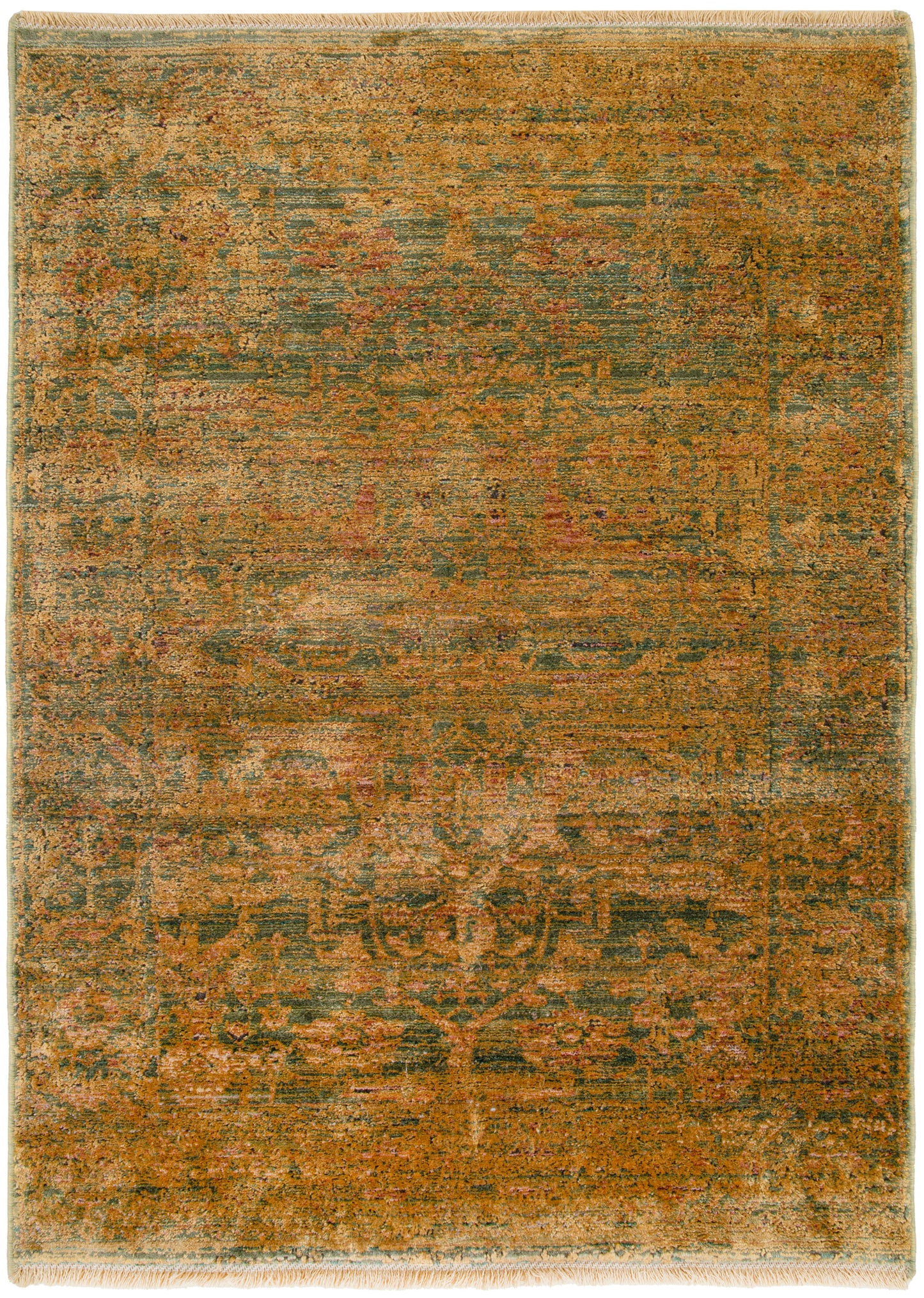 Nourison Luxurious 2' x 3' Olive Vintage Indoor Rug