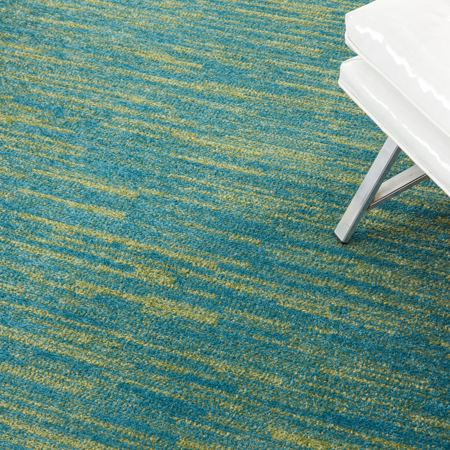 Nourison Nourison Essentials 4' x 6' Blue Green Outdoor Rug