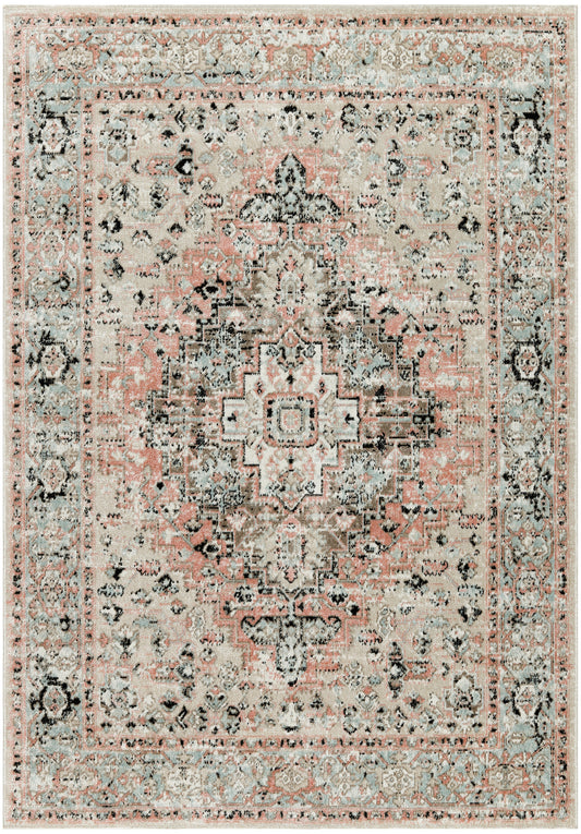 Nourison Washable Decor 7'10" x 10' Peach Vintage Indoor Rug
