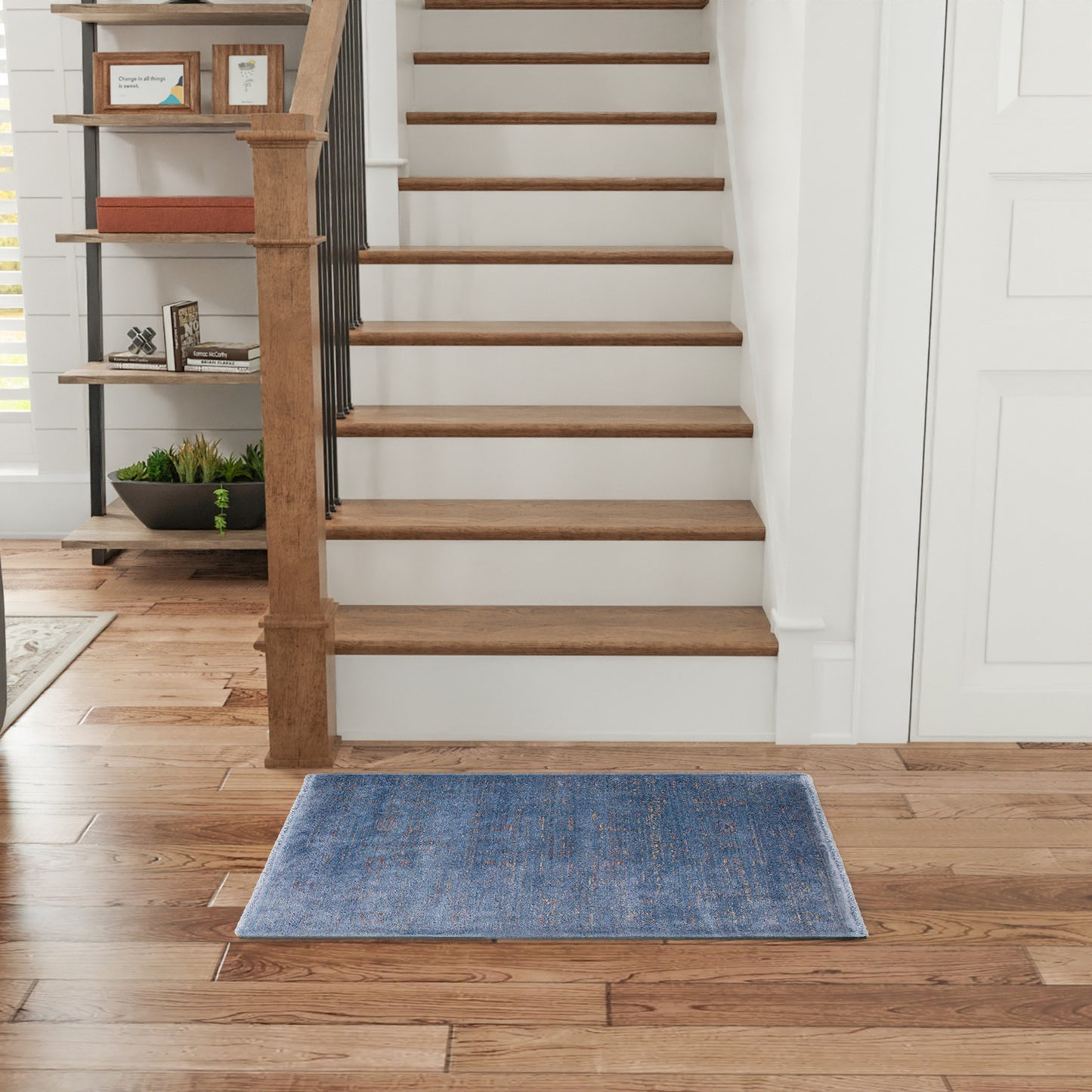 Nourison Luxurious 2' x 3' Blue Vintage Indoor Rug
