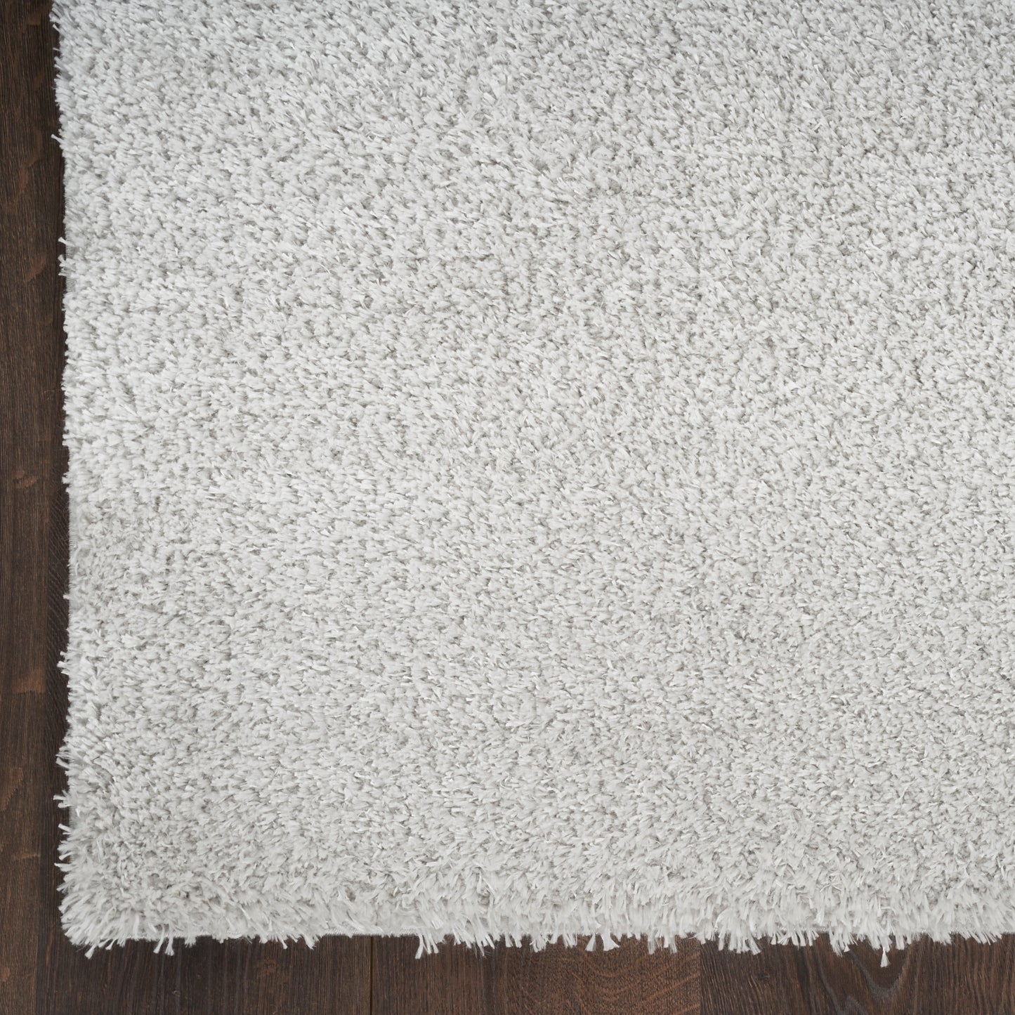 Nourison Pacific Shag 7'10" x 9'10" Silver Shag Indoor Rug