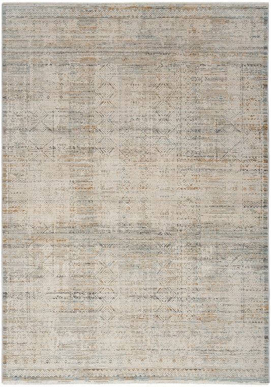 Nourison Lynx 5'3" x 7'10" Ivory Multicolor Vintage Indoor Rug