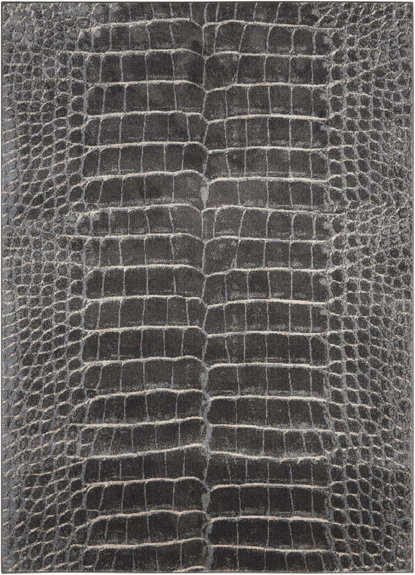 Nourison Maxell 5'3" x 7'3" Charcoal Modern Indoor Rug