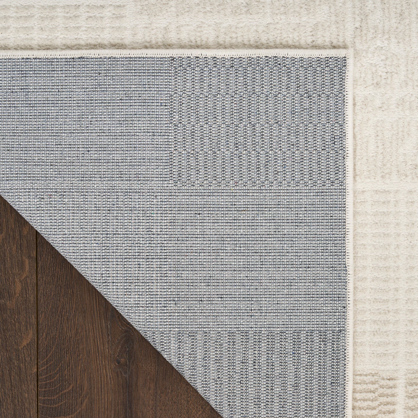 Nourison Nordic 4' x 6' Ivory Grey Modern Indoor Rug