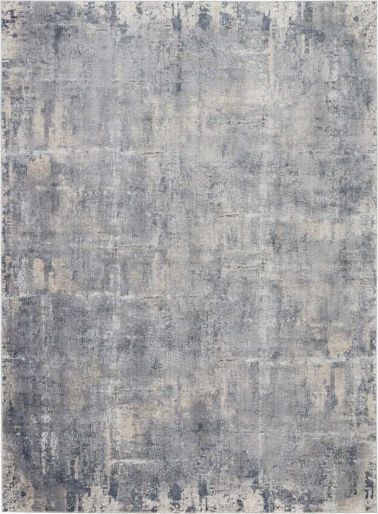 Nourison Rustic Textures 9'3" x 12'9" Grey Beige Modern Indoor Rug