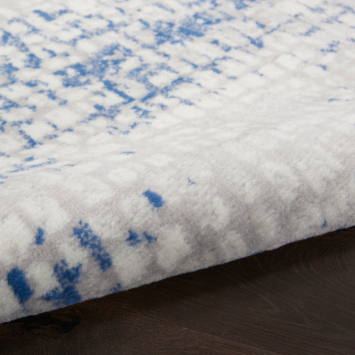 Nourison Whimsicle 3' x 5' Grey Blue Modern Indoor Rug