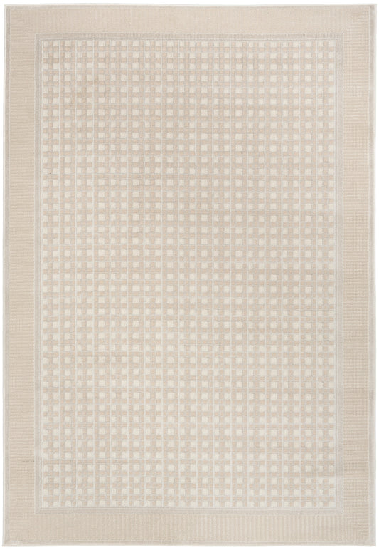Nourison Nordic 4' x 6' Beige Modern Indoor Rug