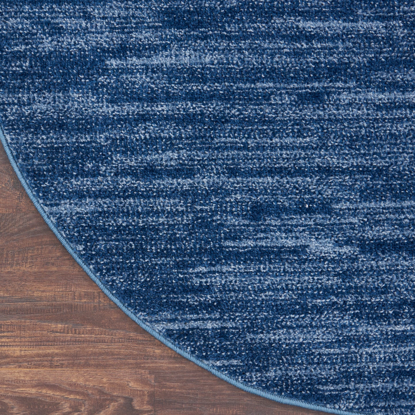 Nourison Nourison Essentials 10' x Round Navy Blue Outdoor Rug