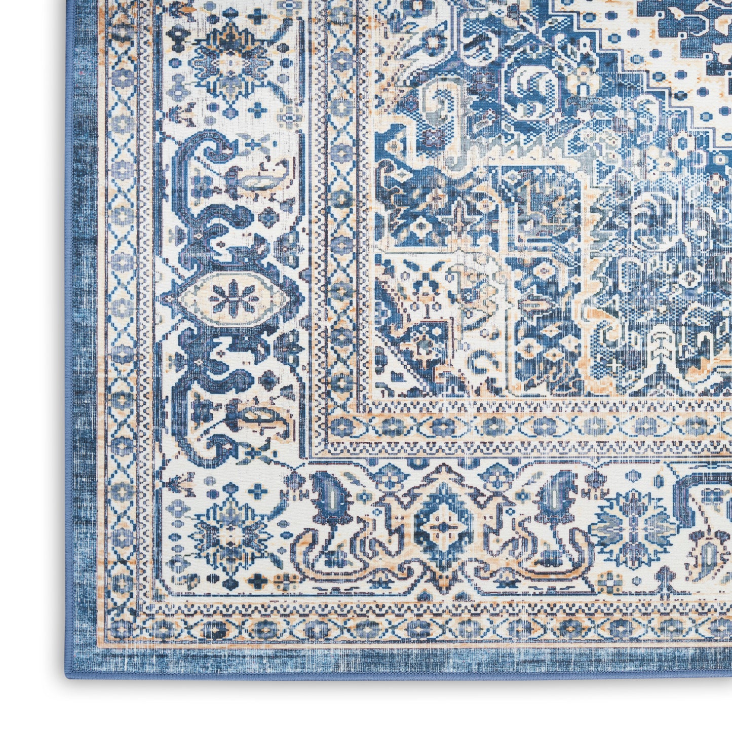 Nourison Vintage Home 5' x 7' Blue Bohemian Indoor Rug