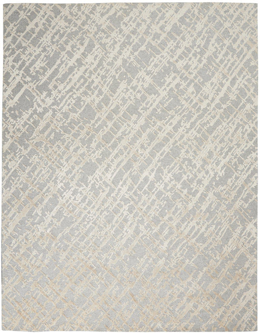 Nourison Divine 7'9" x 9'9" Sand Storm Modern Indoor Rug