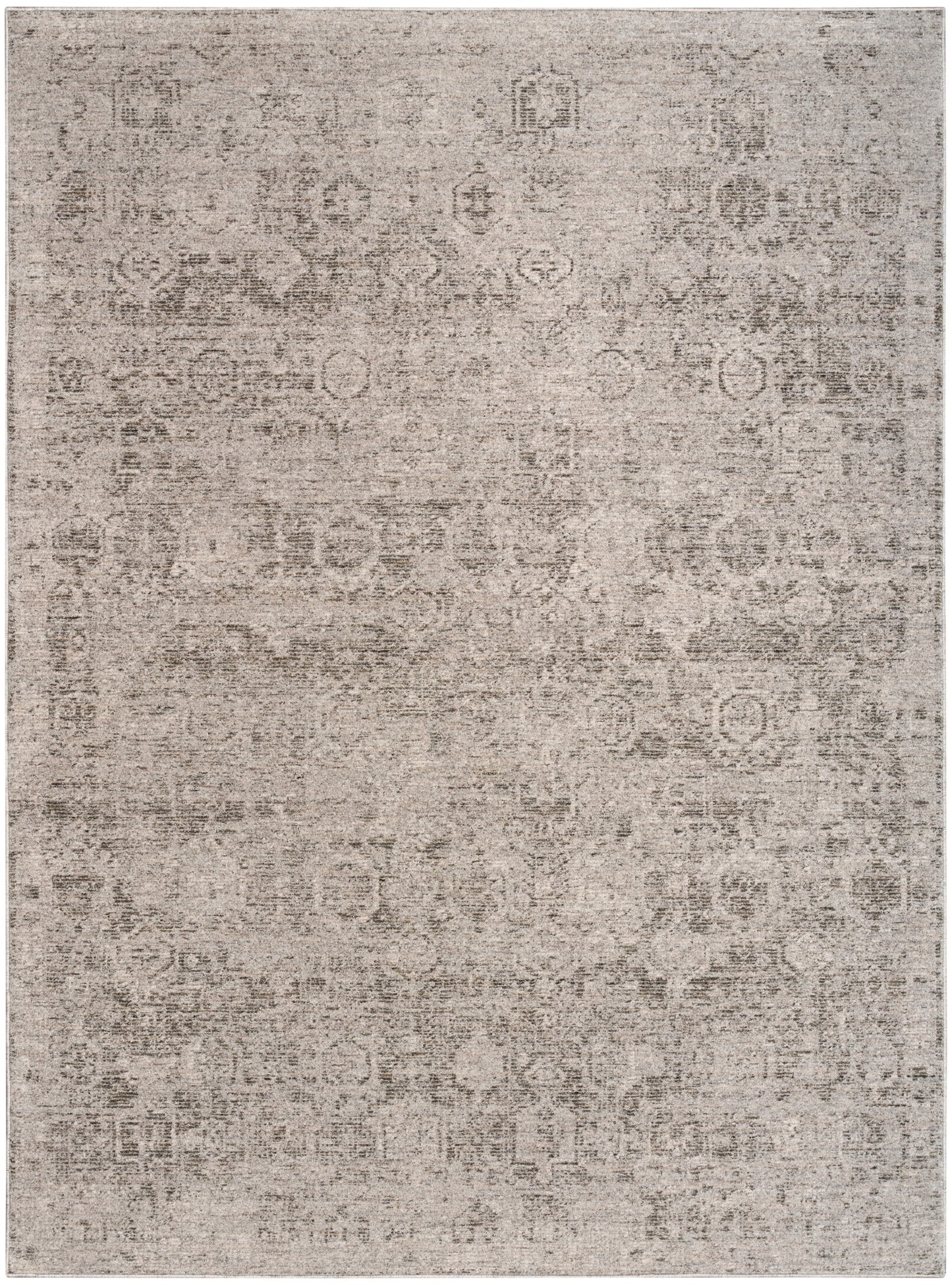 DKNY Pure Shades 4' x 6' Grey Vintage Indoor Rug