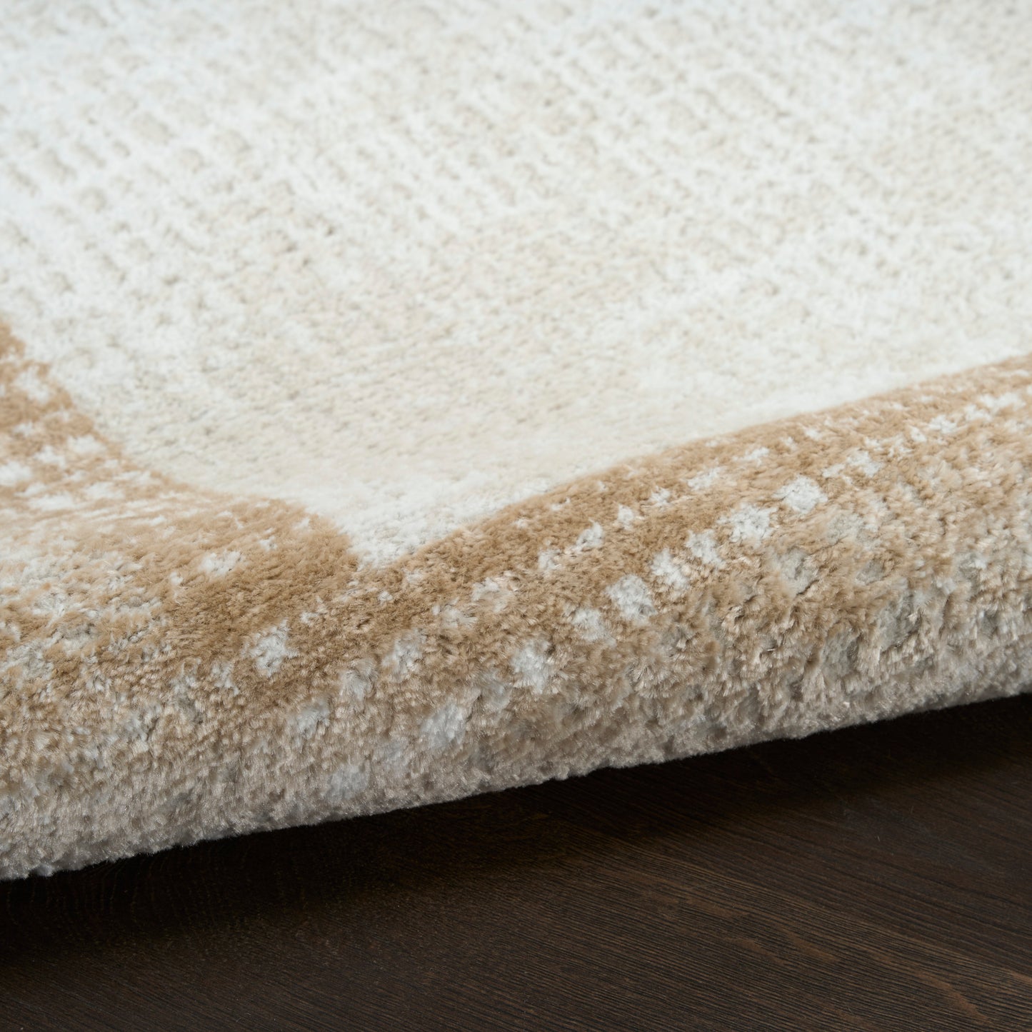 Nourison Dekor 7'10" x 9'10" Ivory Beige Modern Indoor Rug