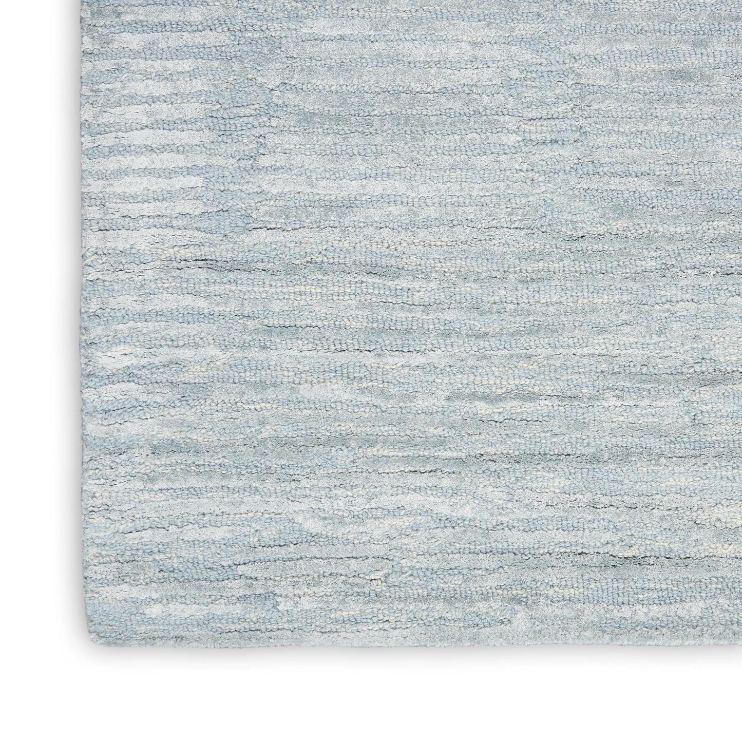 Calvin Klein CK010 Linear 9'9" x 13'9" Light Blue Modern Indoor Rug
