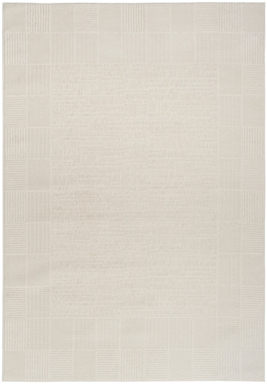 Nourison Nordic 5' x 7' Ivory Modern Indoor Rug