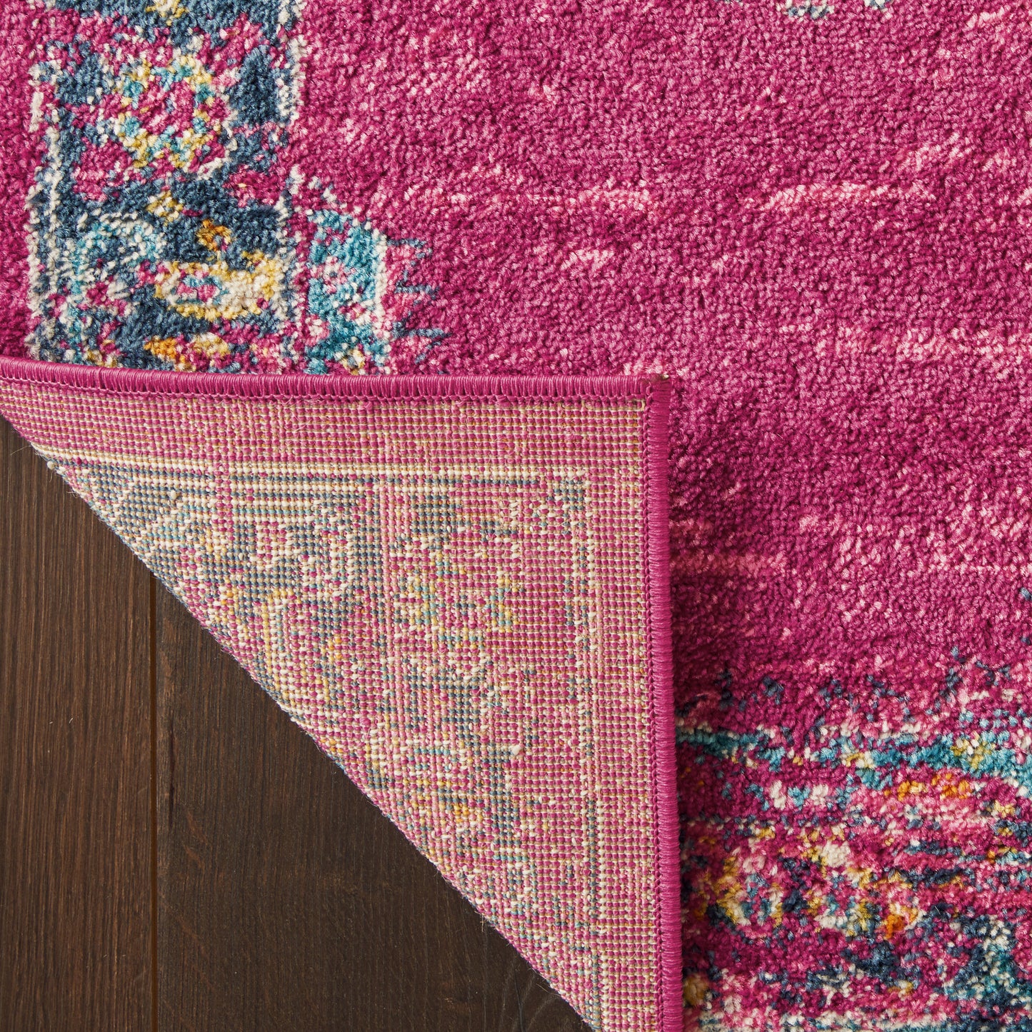 Nourison Passion 1'10" x 6' Fuchsia Bohemian Indoor Rug