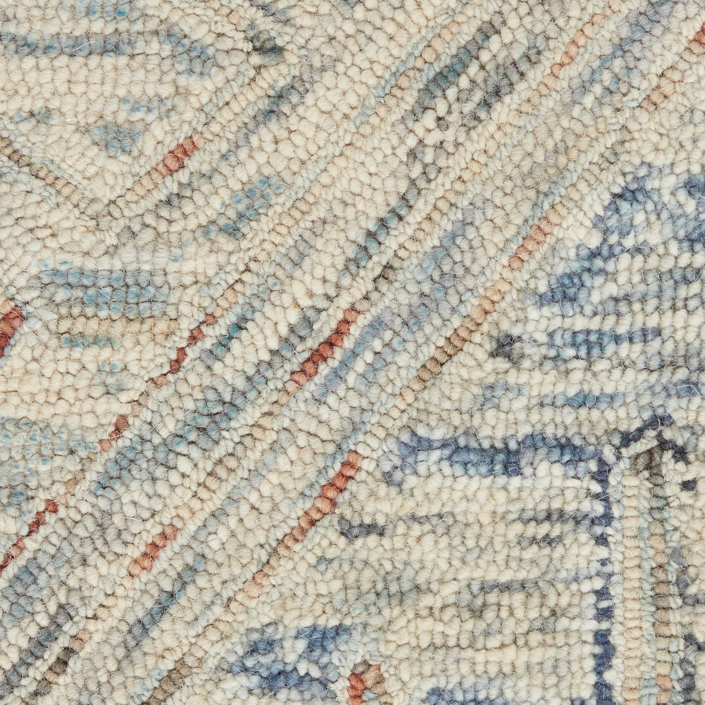 Nourison Interlock 8' x 10'6" Blue Multicolor Bohemian Indoor Rug